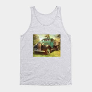 Green pickup truck Tank Top